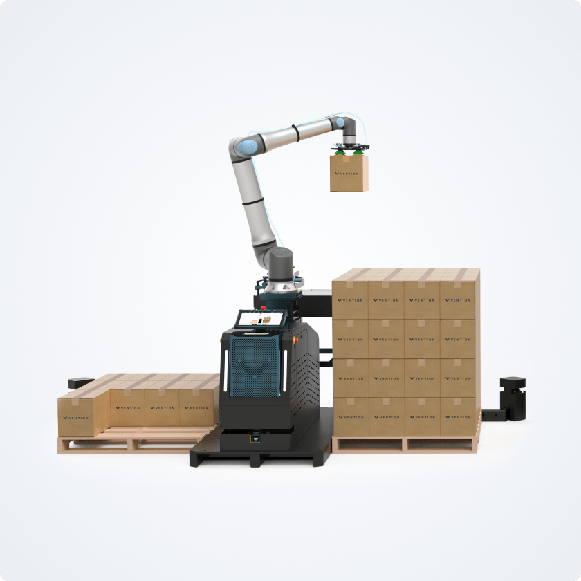 Cobot palletizer unit