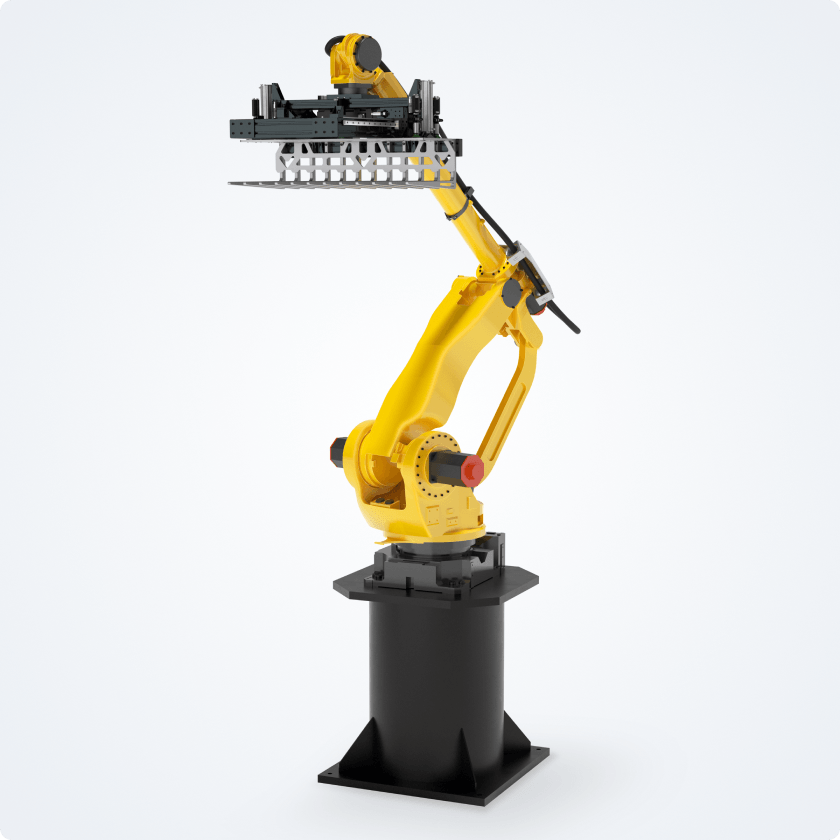 Industrial palletizer unit