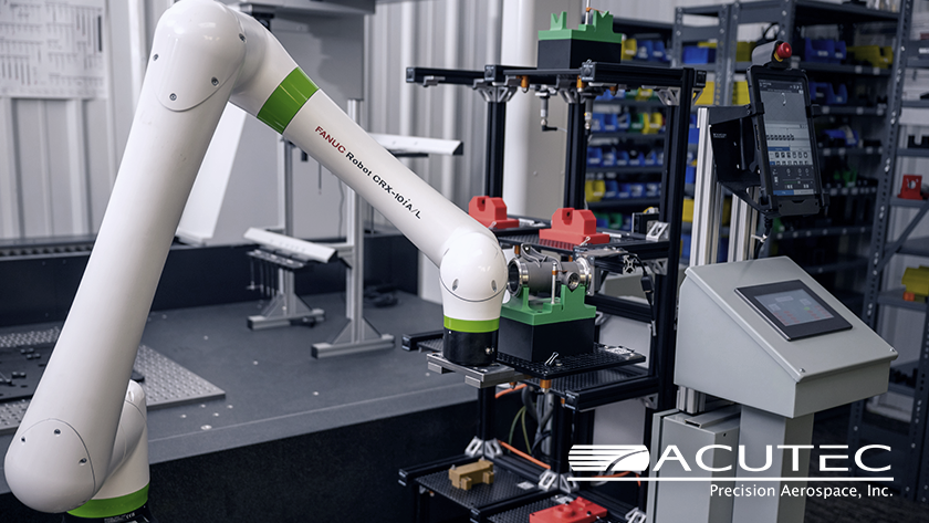 Adam Dunn at Acutec facility