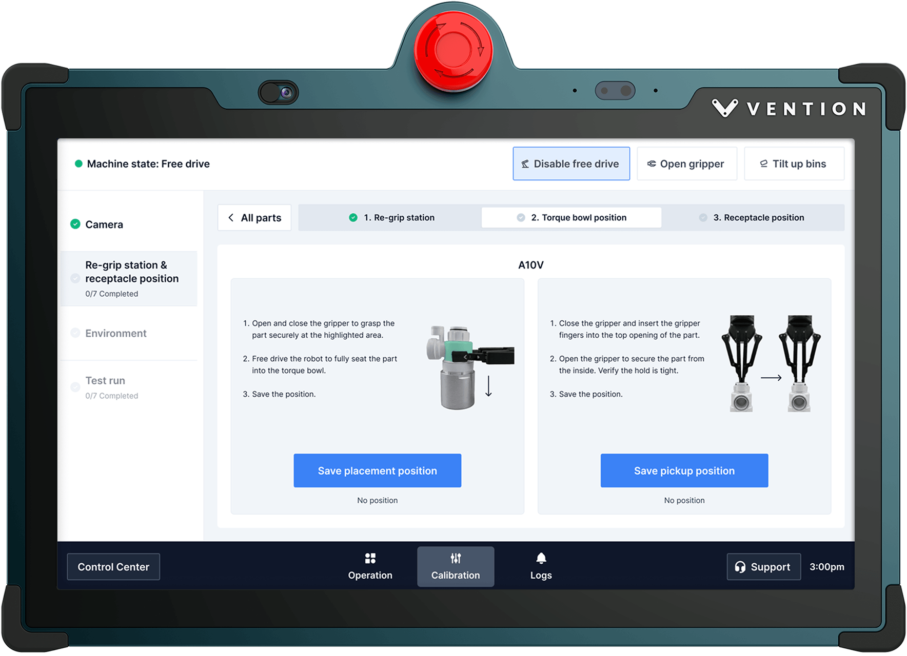 Setup Grasp and Place
