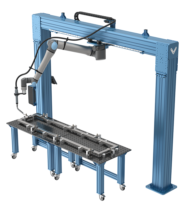 Vention robotic welding expert consulting with customer